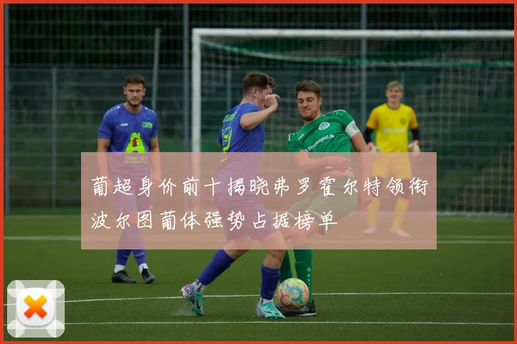 葡超身价前十揭晓弗罗霍尔特领衔波尔图葡体强势占据榜单